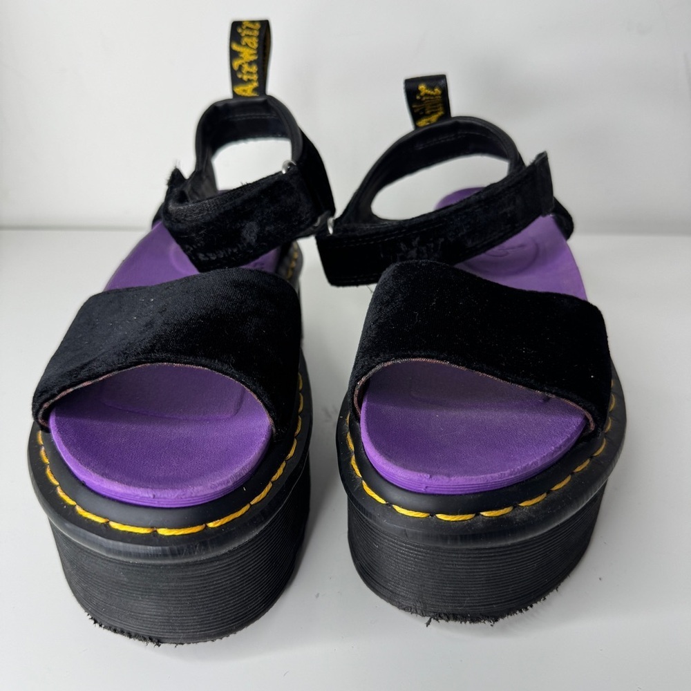Dr. Martens X-Girl Velvet Platform
Strap Sandals 6 - Picture 2 of 11